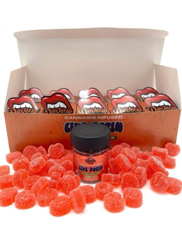 premium devour extracts live resin gummies concentrate cannabis infused edibles 500mg high potency 